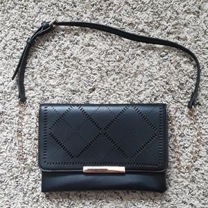 Black convertible purse